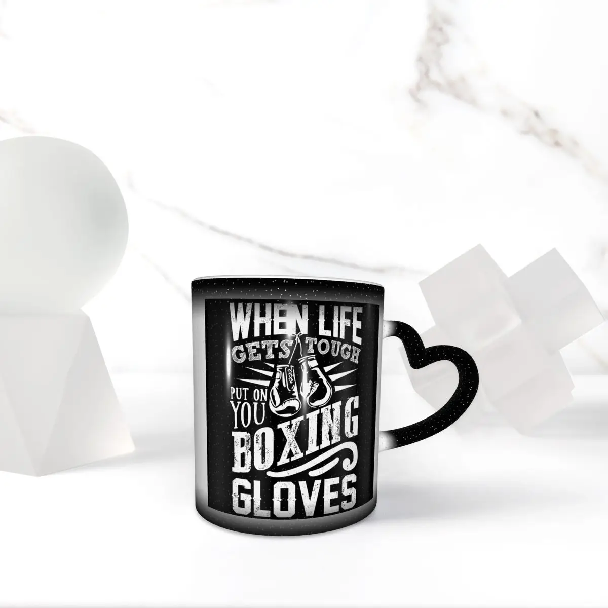 

Boxing Gloves Mug Funny Ceramic Coffee Cups Tea Mugs Milk Cup Drinkware Gifts for Woman Man