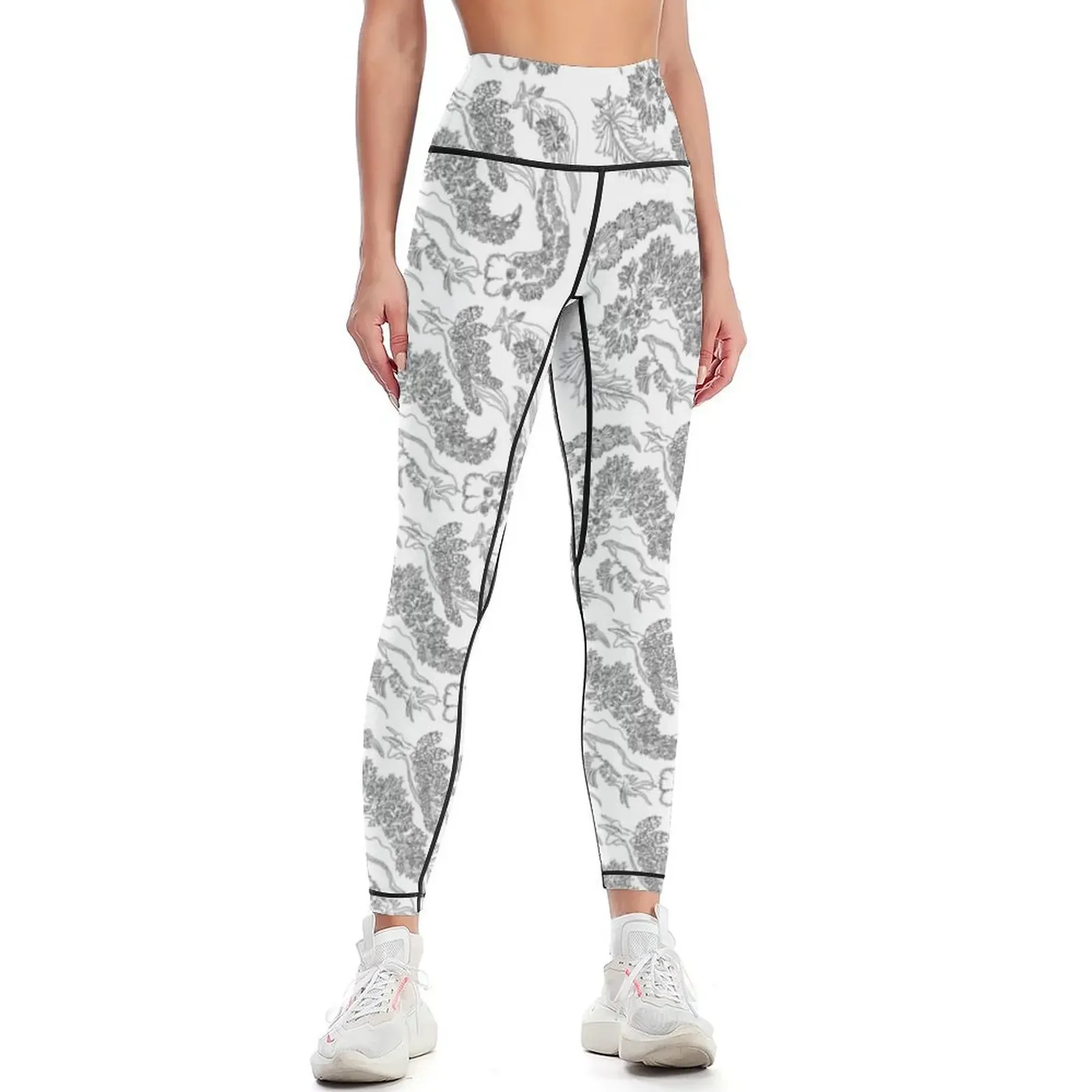

Haeckel Nudibranchs as black and white sketches - sea slugs Leggings Women's sportswear legging gym Womens Leggings