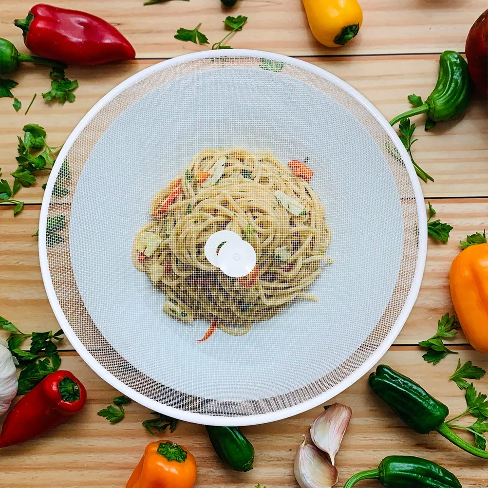 

2Pcs Dust-proof Food Cover Stainless Steel Kitchen Supply Insect Prevention Vegetable Tent Covers Hygienic Dining Bar