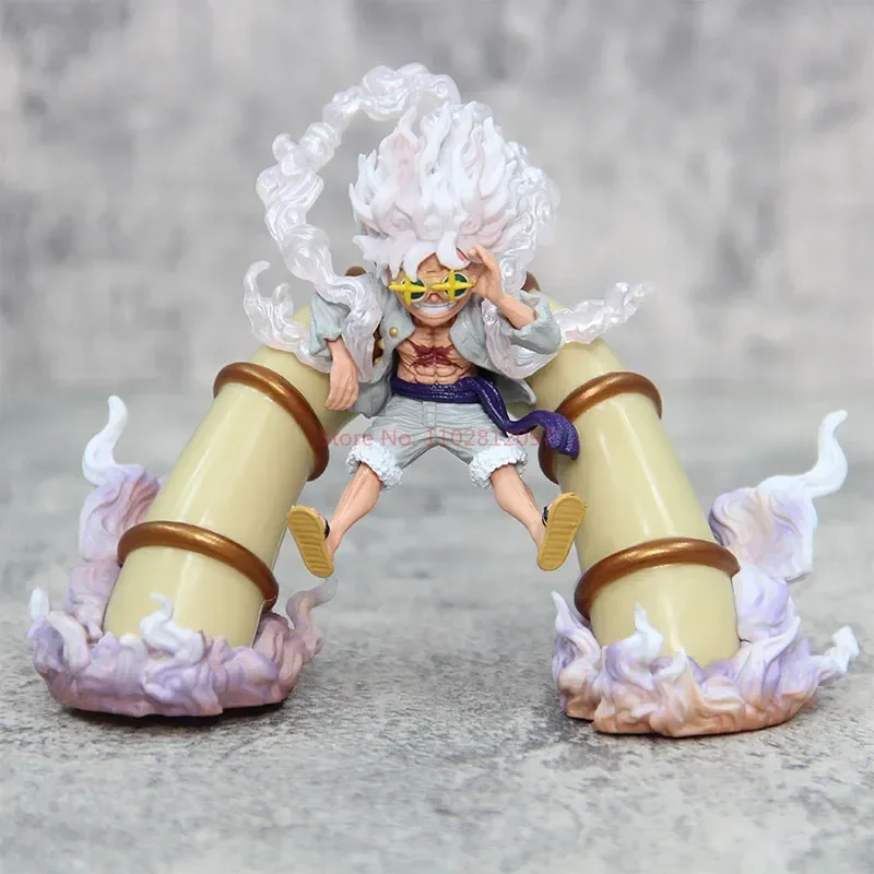 13cm satu buah figur Anime buatan Nika Luffy patung aksi Pvc koleksi Model patung dekorasi boneka Toya untuk hadiah anak-anak