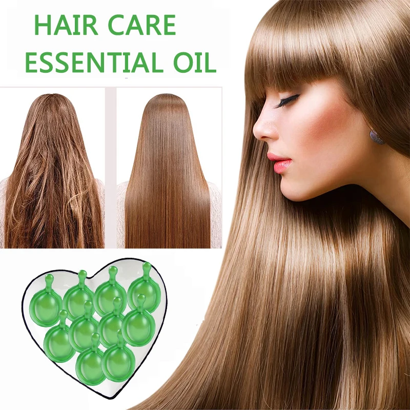 

Hair Capsules Repairing Maltreated Frizzy Hair Silky Moisturizing Hair Oil Smoothing Nourishing Silky Hair Care Essence Products