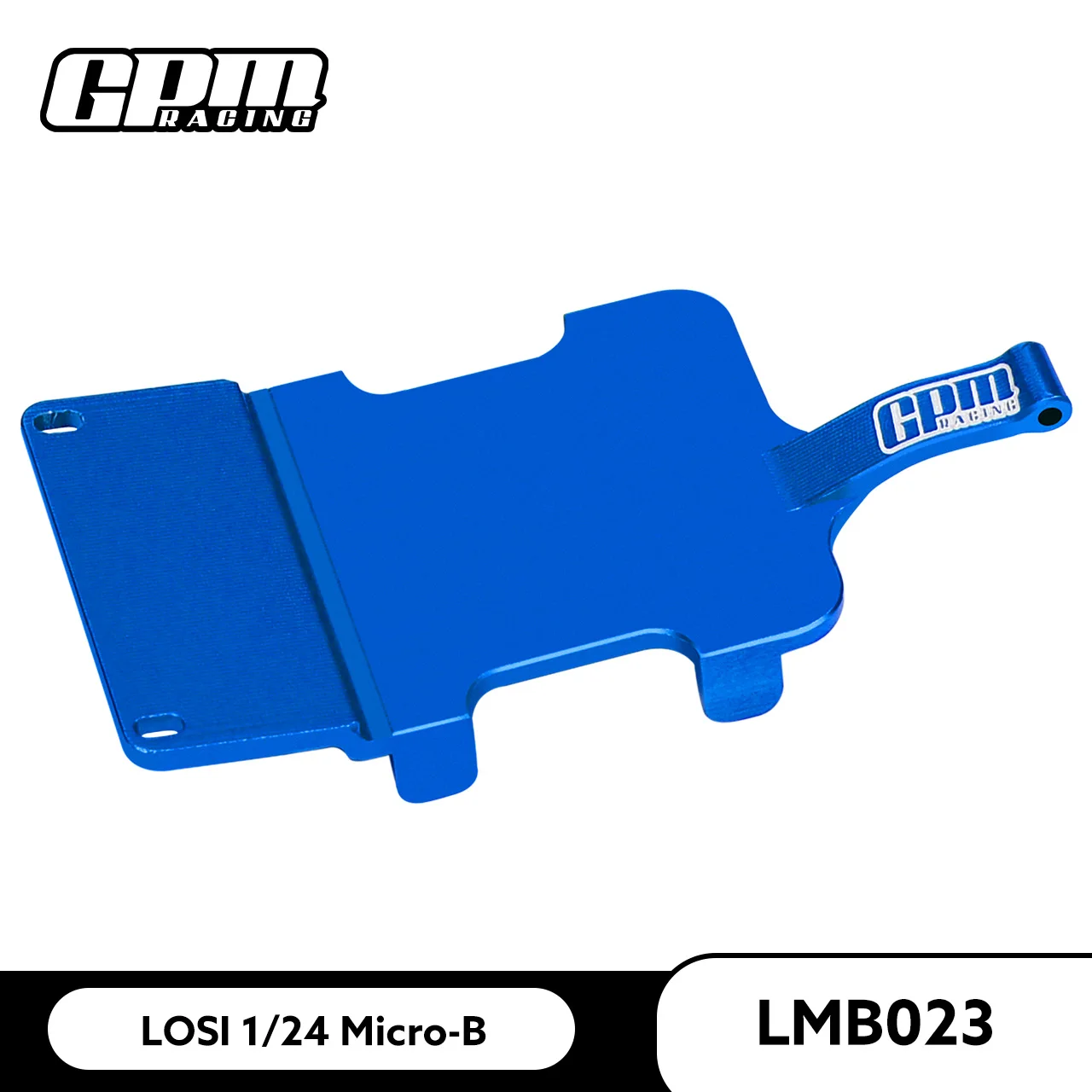 GPM 7075 Alloy Electronics & Receiver Mounting Plate LOSI 1/24 Micro-B / Micro-T