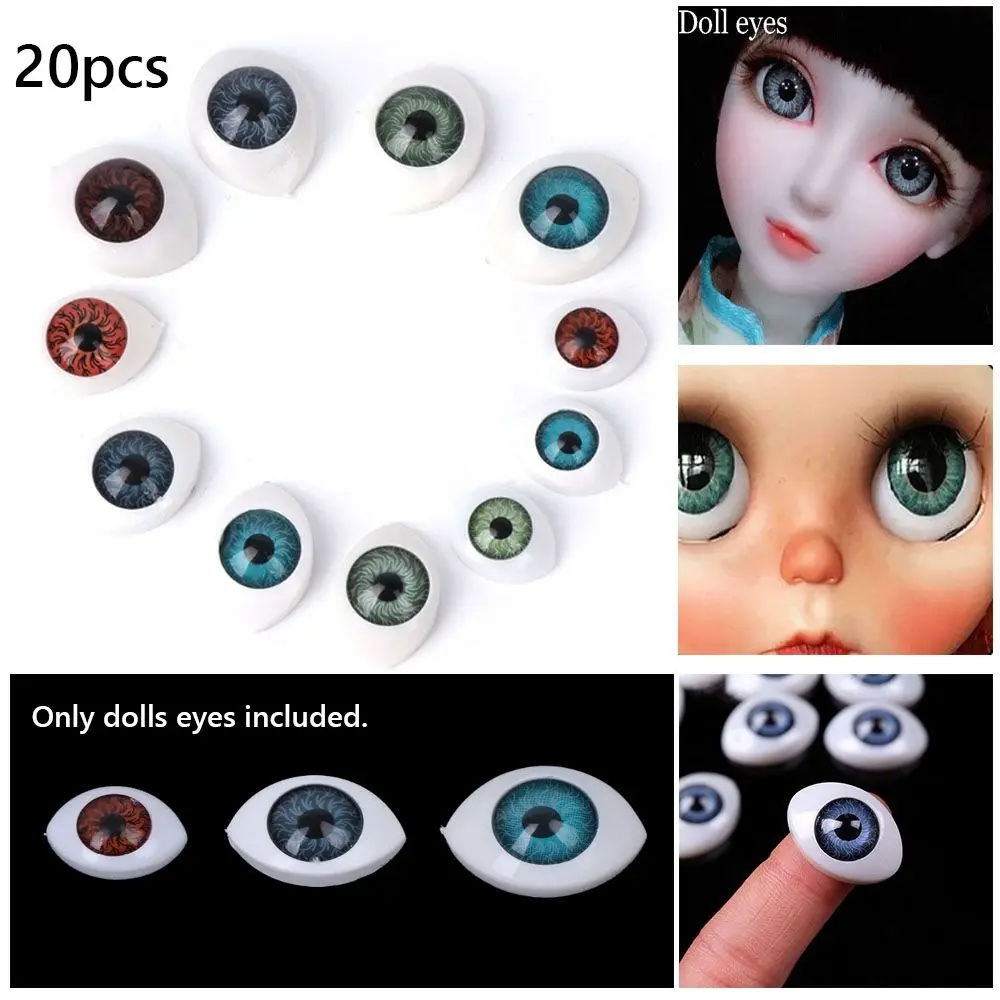 20pcs 4 sizes Puppet Making Animal  Dinosaur Eye Accessories DIY Craft  Safety Eyes