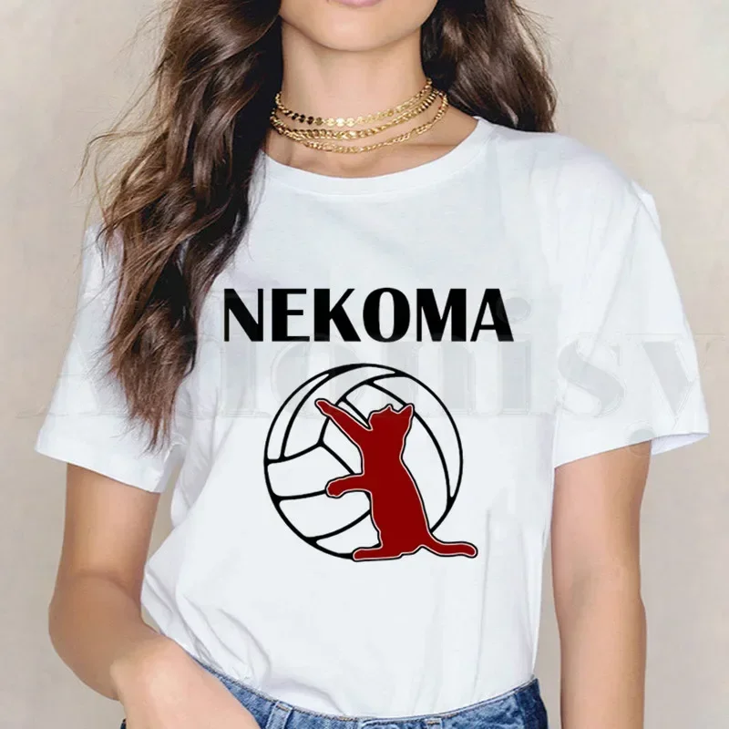 Haikyuu Haikyu Manga Nishinoya Yuu Oikawa Tooru T Shirts Women\'s T-shirt Short Sleeve Female Tops Tees Harajuku  Vintage