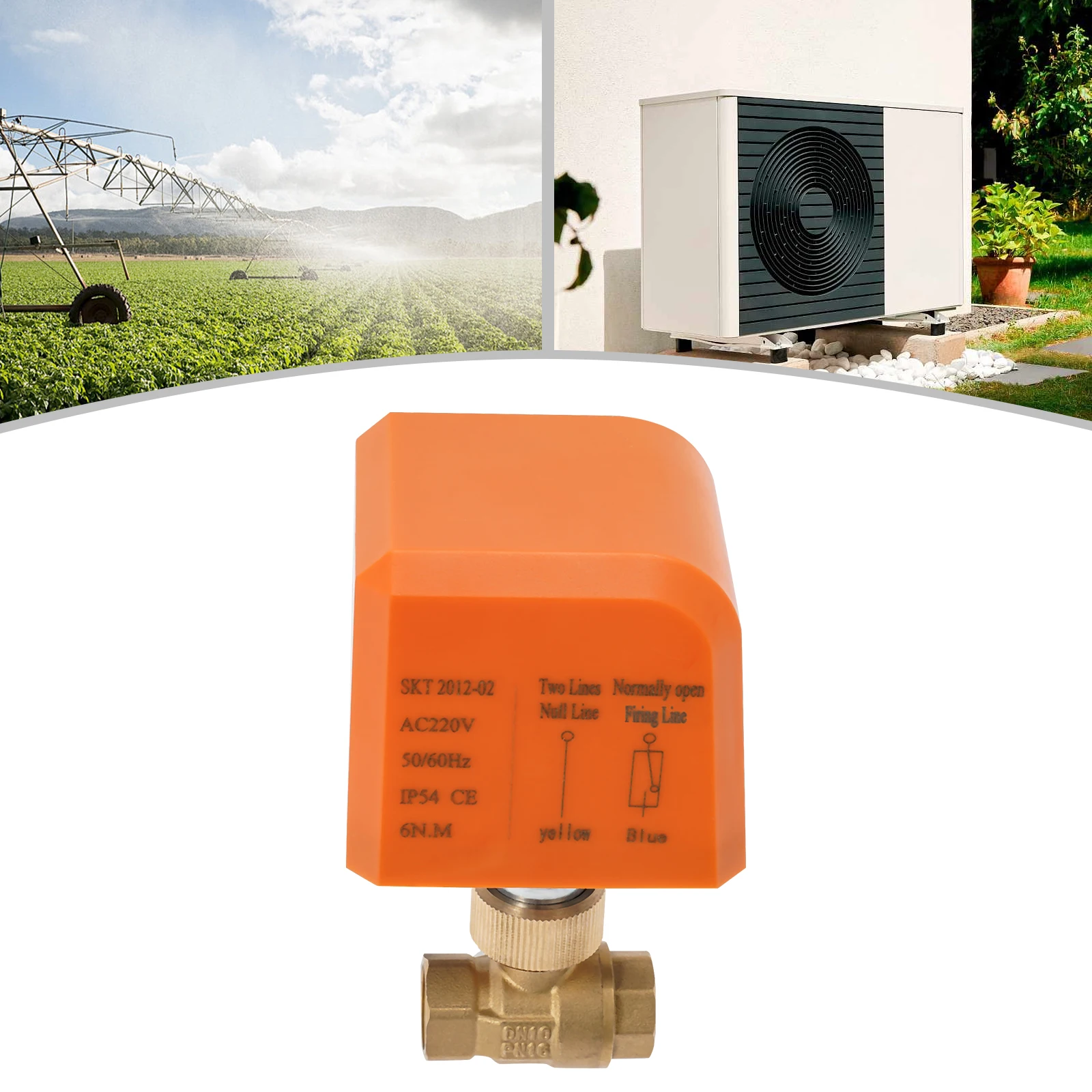 電動ボールバルブ IP54 2線式アクチュエータ G3 8インチ 電動バルブ 水処理 化学石油処理