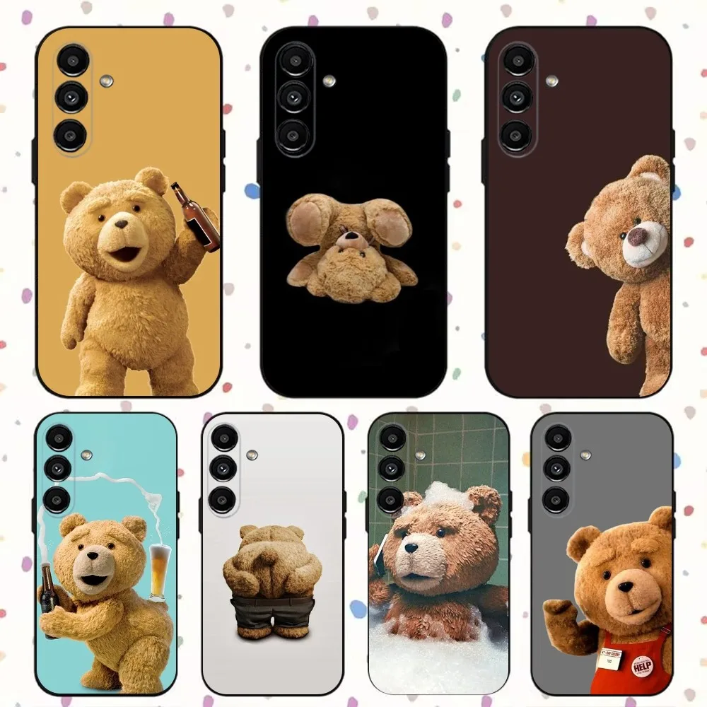 Teddy Bear Movie Ted  Phone Case For Samsung S24,S21,S22,S23,S30,Ultra,S20,Plus,Fe,Lite,Note,10,9,5G Black Soft Cover