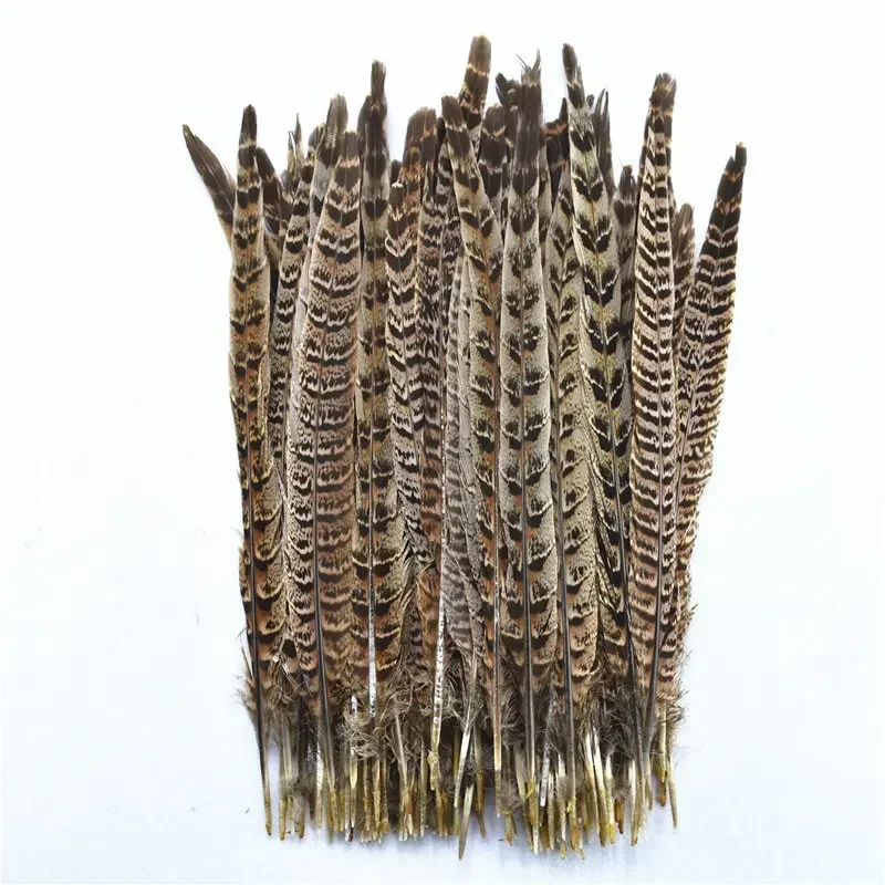 10Pcs/Lot Natural Colored Female Pheasant Feathers for Decoration 25-30cm Crafts Accessories Pheasant Feather Decor DIY Carnival