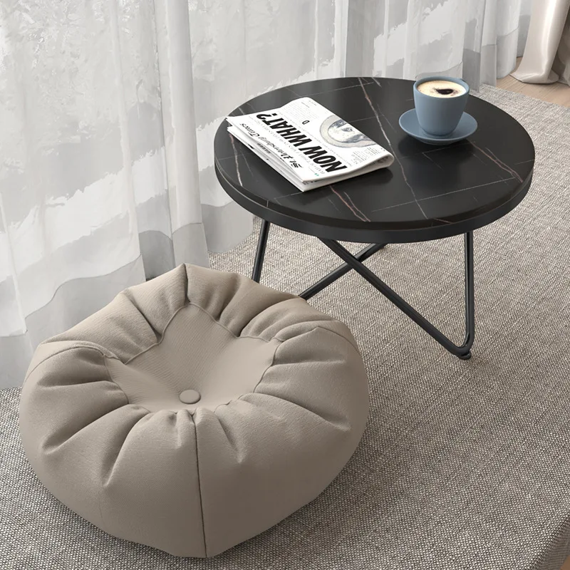 Nordic rock slab bay window tatami modern simple fashion coffee table light luxury balcony tatami