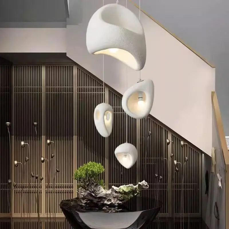 Modern Living Room Villa Chandelier Staircase Japanese Restaurant Hotel Duplex Apartment Irregular Lighting Fixtures