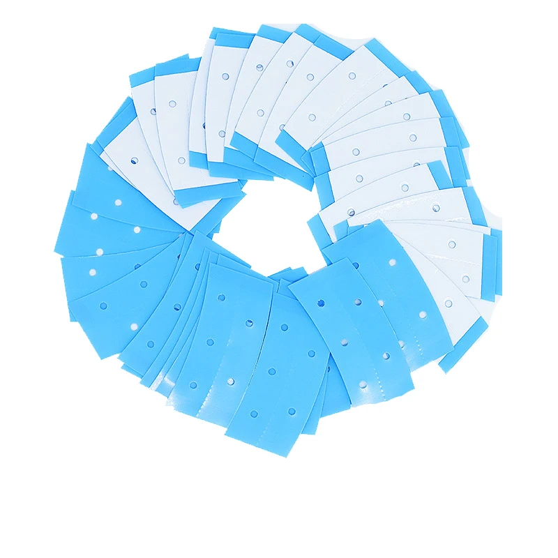 40 pieces blue double side tape strong lace front wig tape double sided Tape for toupee wig adhesive