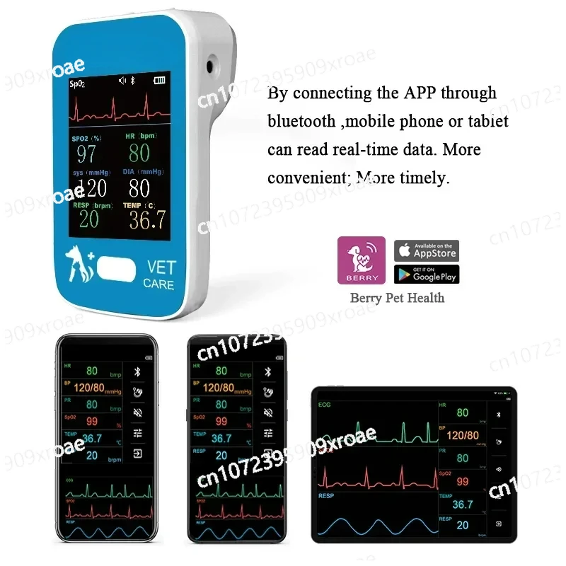 Veterinary Monitor Ecg Handheld  Veterinary Monitor Multiparametros AM6200 Veterinary Monitor Device