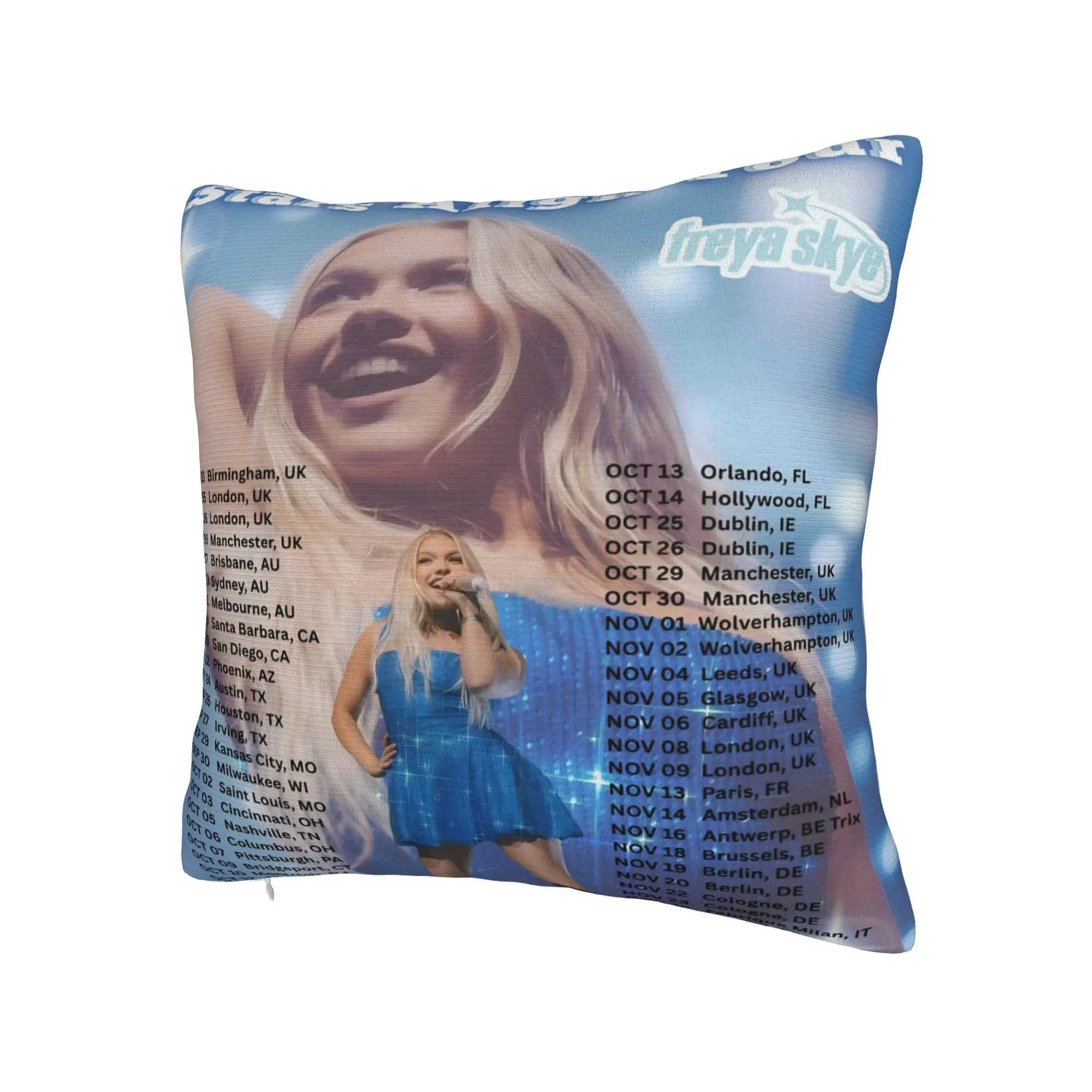 Decorative Pillow Covers Freya Skye Stars Align Tour 2026 Merch Home  Pillow Case Cover Square Multi Size