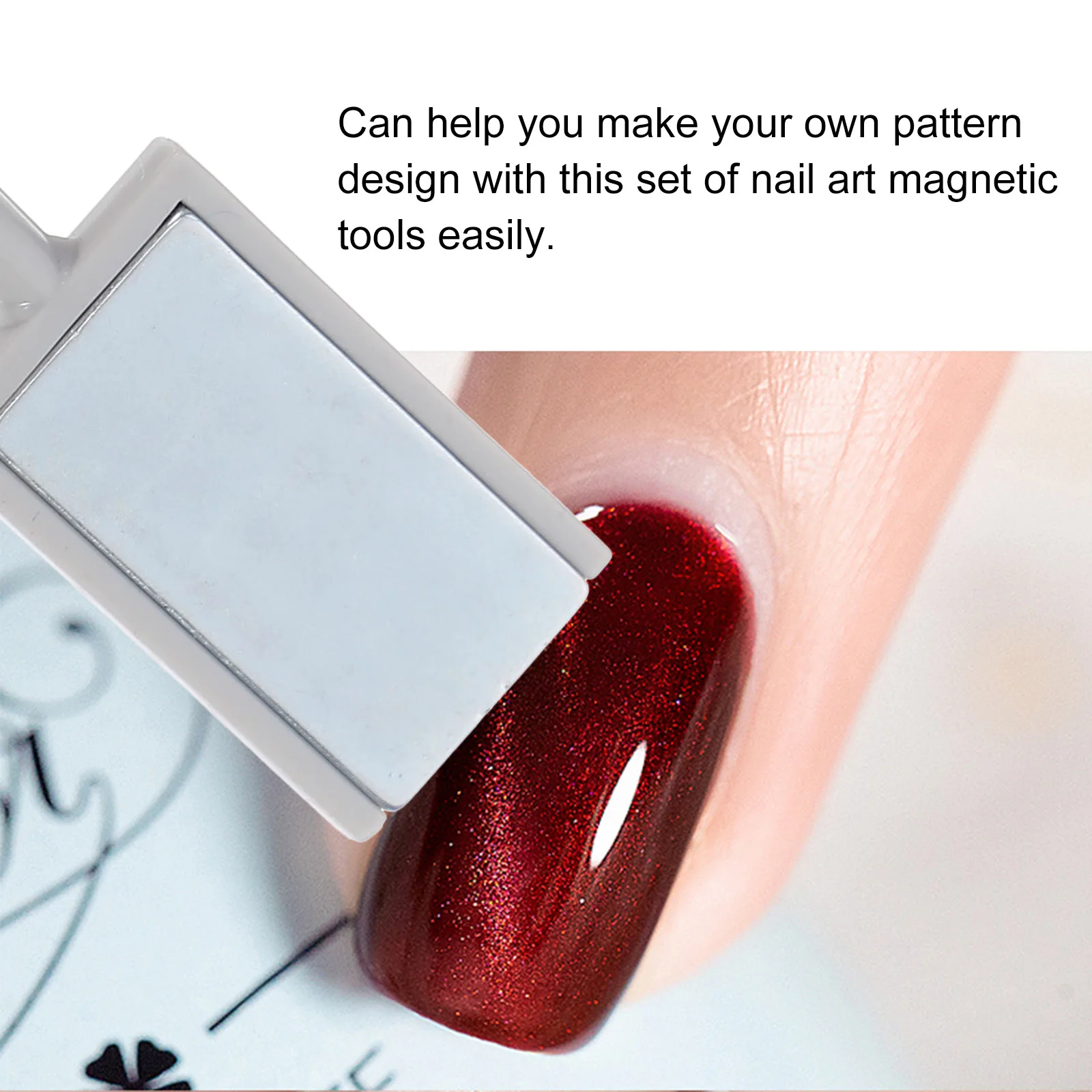 

12 Manicure Cat Eye Magnet Set Gel Kit Strong Magnets Art Nail Nail Polish Special Magnets Art Supplies Stick Wand Supplies