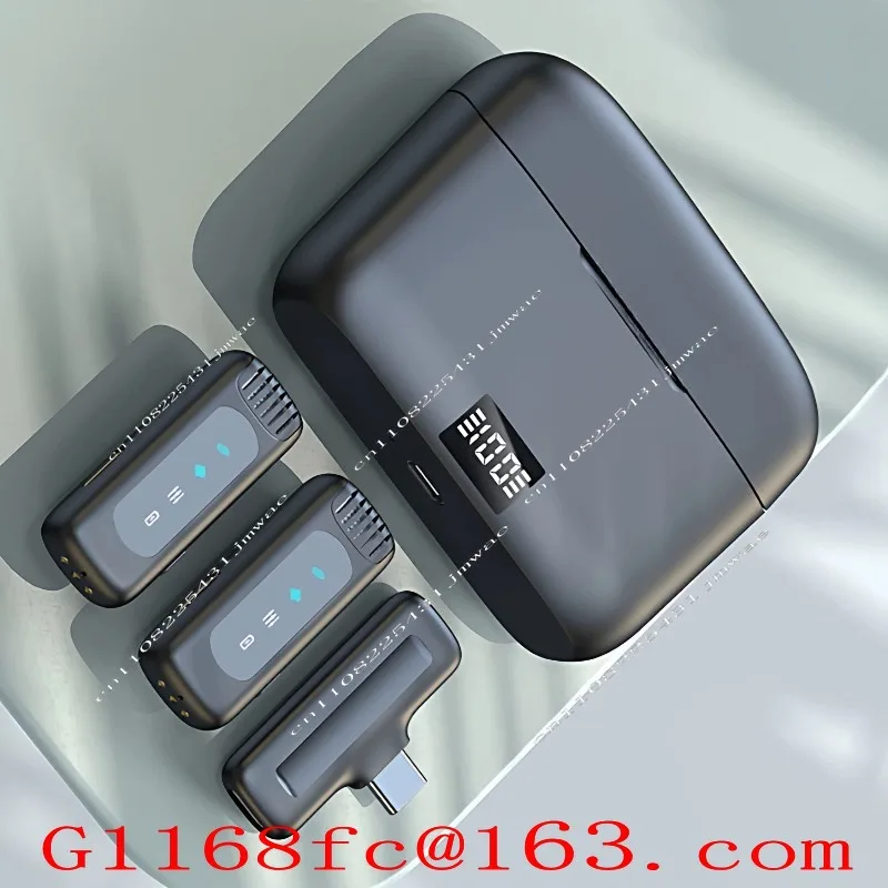 Wireless Lavalier Microphone for Mobile Live Streaming, Anchor for Video Shooting, Noise Cancelling Microphone