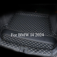 For BMW I4 2024 Car Styling Accessories Trunk Protection PU Leather Mat Catpet Interior Cover Part Interior Accessories