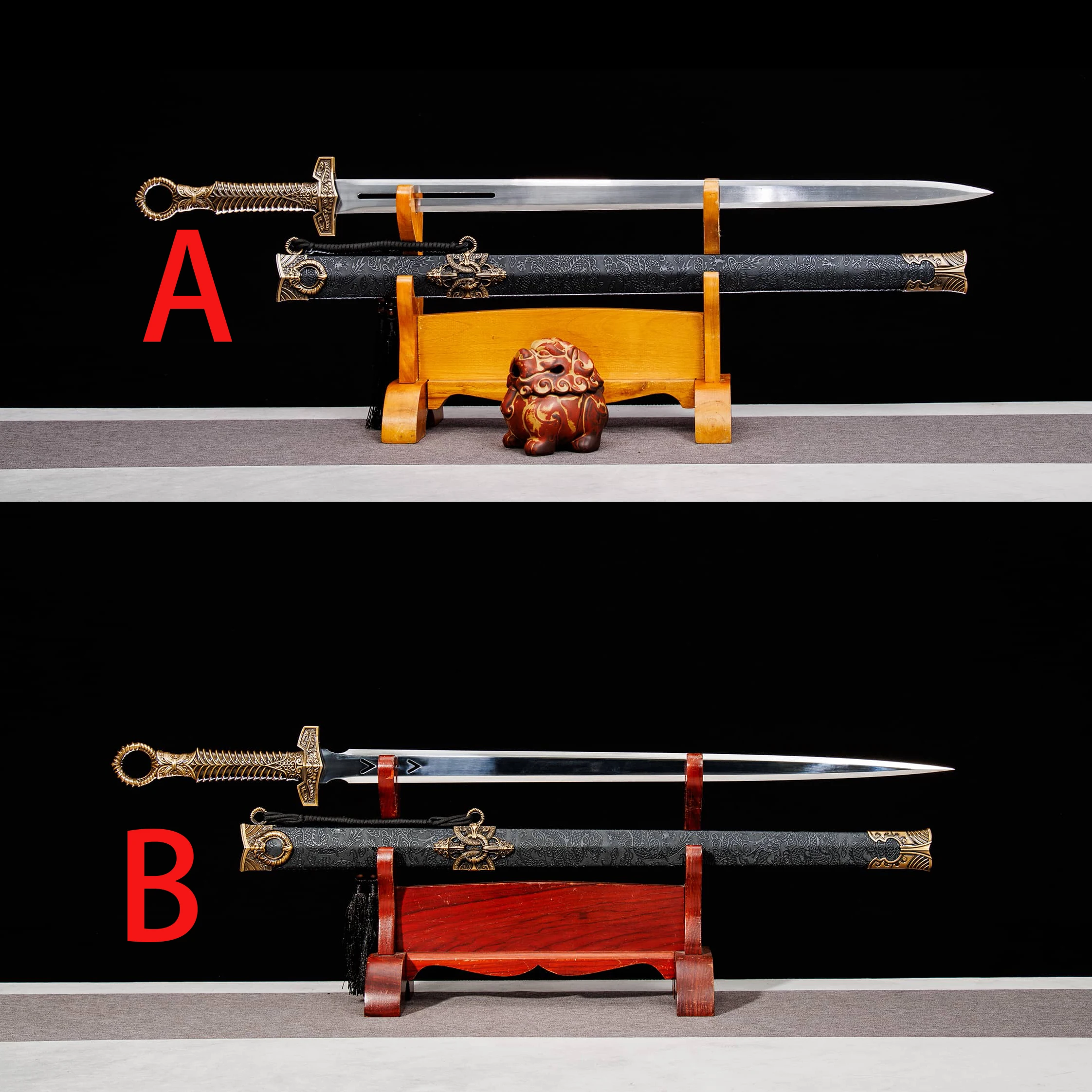 

99m Medieval high carbon steel sharp samurai sword European Knight Combat Preparation Weapons katana full tang Ninja Kung Fu