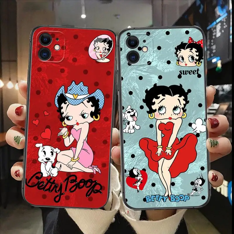 Custodia per telefono Sexy Girl B-Betty per Apple IPhone 13 12 11 14 15 Pro Max Mini SE XR X XS Max 6S 8 7 plus Cover in TPU di moda di lusso