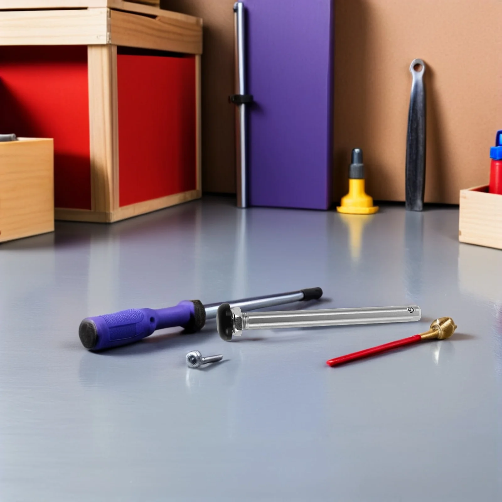 

1pcs Quick Release Axle 12.7Mm X 126Mm Stainless Steel Lightweight Wear Resistant Mobility Wheelchair Repair Parts Sports Drive