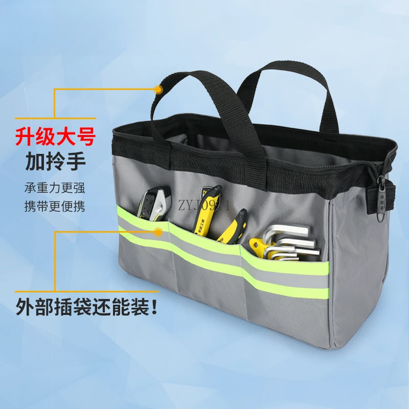 Ручной набор инструментов, небольшая портативная сумка для хранения инструментов, холст, многофункциональный ремонтный набор для электрика