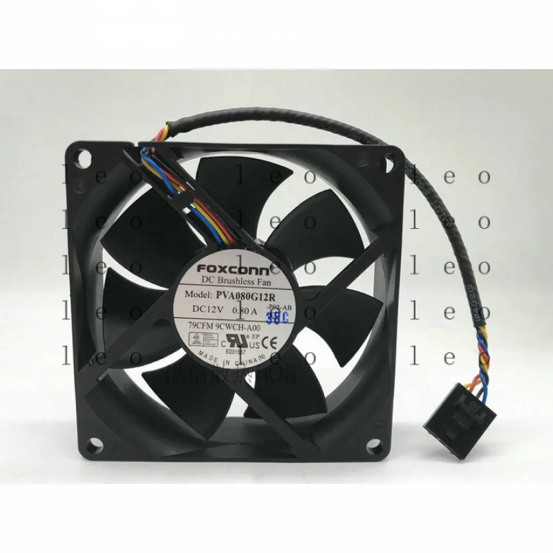 AA  for  FOXCONN 8025 PVA080G12R 12V 0.80A 79CFM 9CWCH-A00 Server Cooling Fan