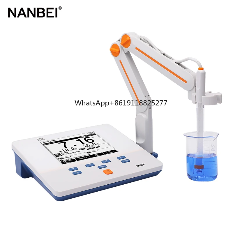 5 in 1 Laboratory Water Analysis Equipment Benchtop Digital PH Meters Tester for soil