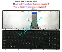 New US 31mm ribbon Keyboard without backlit for Lenovo Flex15 FLEX15AP-IFI  FLEX15D-AFO Flex 15 20309 15D 20334 laptop