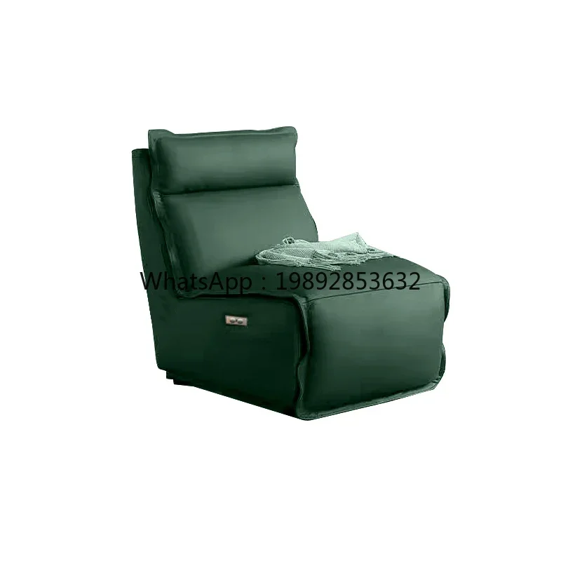 YZ  Single Leather Electric First Layer Cowhide Leisure Chair Functional Sofa