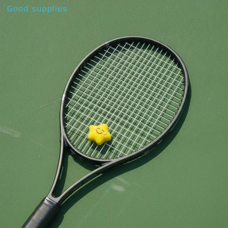 nimbleSilicone Tennis Racket Shock Absorber Star Style Vibration Dampening Multicolor Perfect Gift for Tennis Loversobject