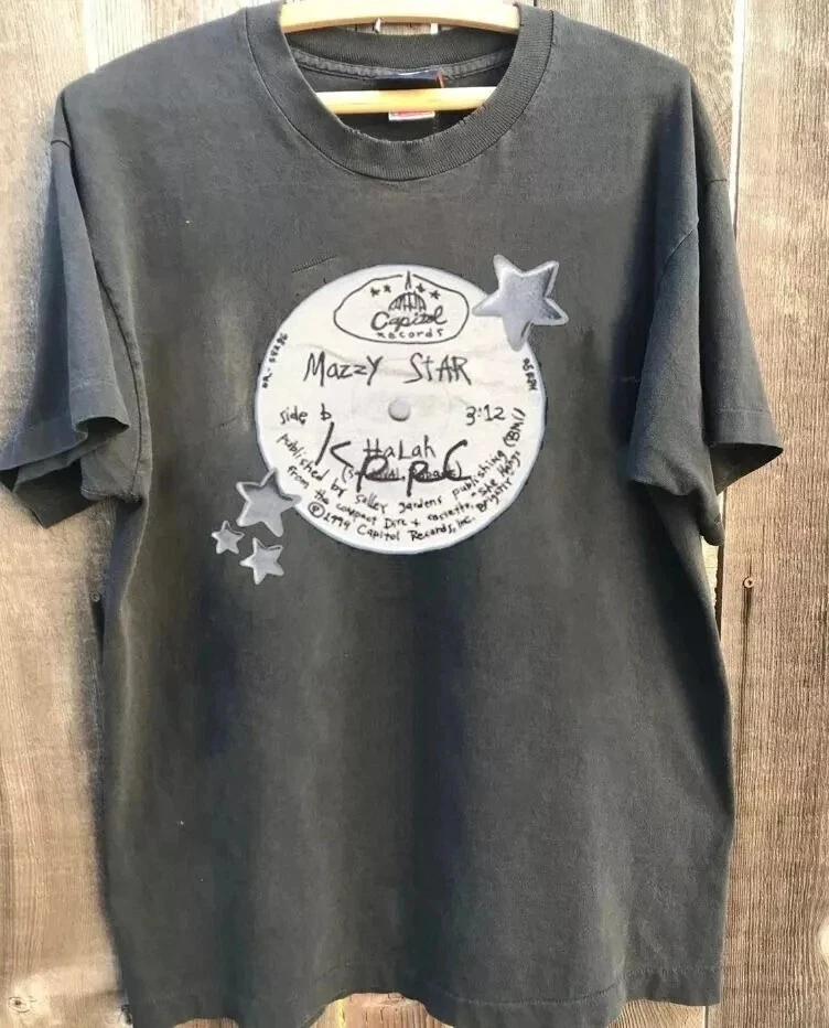 

Plus Size Summer Women's Vintage Mazzy Star T-Shirt Unisex Cotton Breathable Stylish Versatile Street Style Oversized