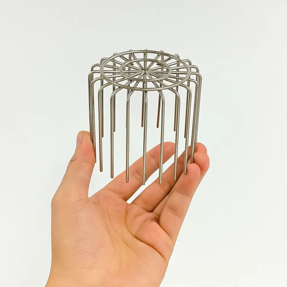 

Stainless Steel Roof Floor Drain Leaf Debris Trap Anti-blocking Gutter Guard Easy Installation Downspout Protection Net