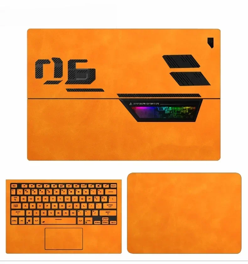 KH Crazy Horse PU Leather Skin Sticker Cover for ASUS ROG Flow Z13 GZ301 GZ301Z GZ301ZE GZ301ZC 2022-2023 Laptop