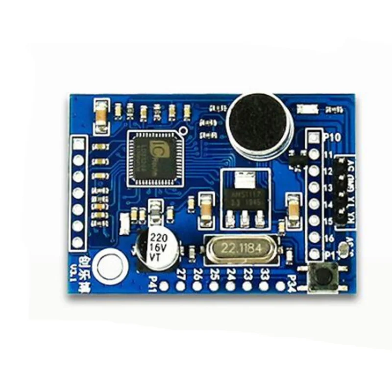 

LD3320Voice Recognition Module Voice Control Voice module Development Board Integration51Single Chip Microcomputer IO