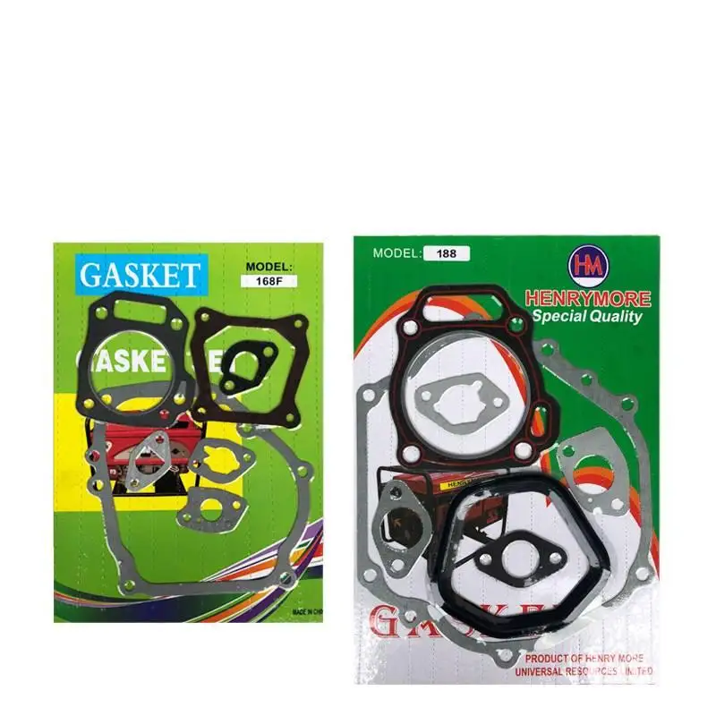 

Для генератора Q 164f170/177/188F/190/GX160/390/2/5 кВт комплекты полный комплект прокладок D