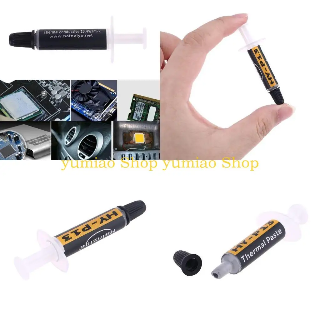 

587B HY-P13 Thermal Grease Conductivity 13.4W/m-K High Performance Silicone Paste Cooling Compound