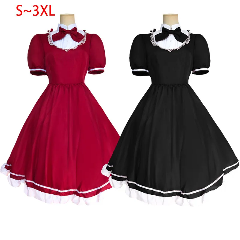 

Olita loween Bla Red Dr сценический костюм Средневековая горничная orm Женская традиционная одежда Представление Художественный фестиваль