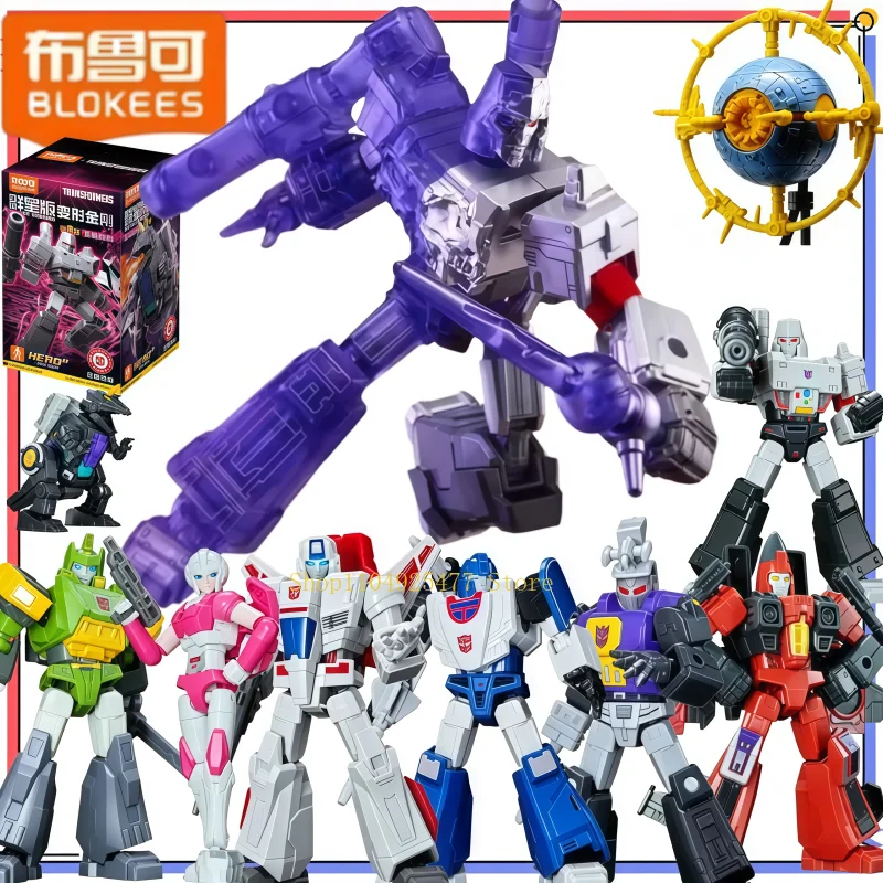BLOKEES Transformers  Assemble Man Star Edition 9 Jetfire Bombshell Megatron Building Blocks Toy Model Collection birthday Gift