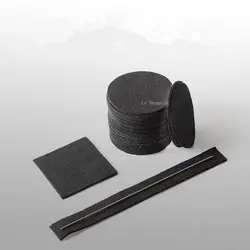 3pcs Aluminum Foil Fireproof Cotton Pad DIY Heat Insulation Fireproof Incense Pad Flame Retardant Cotton Incense Supplies