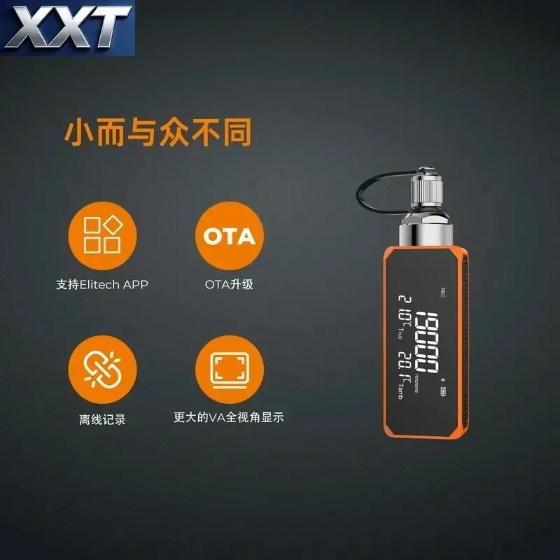 XXT VGW-Mini Digital Vacuum Gauge HVAC Refrigerant Vacuum Gauge 1/4 SAE