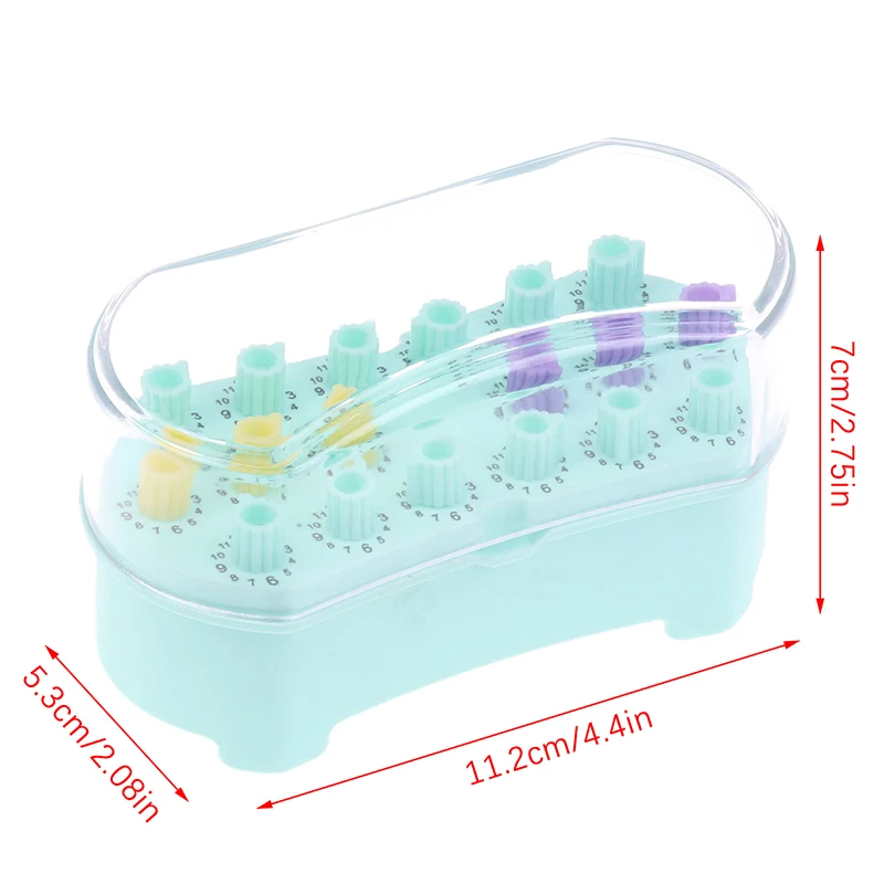 Dental Disinfection Box Root Canal File Files Disinfection Holder With Count Counting Autoclavable Sterilizer Case