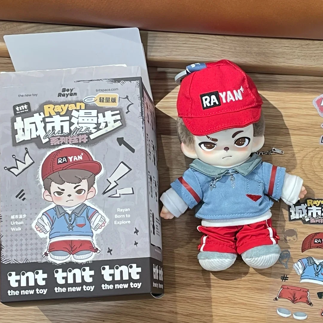 

Genuine Tnt Rayan City Walk Series Blind Box Plush Mystery Doll Trendy Collectible Toy Pendant Charm Ideal Gift Customized Toy