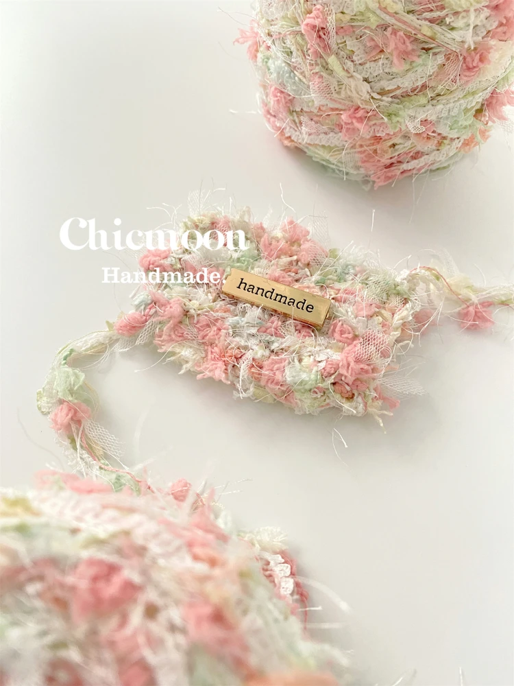 

[Chicmoon] Guava Qingti | DIY Features Hand-mixed Wool Ball, Crochet Woven Bag Card Cover
