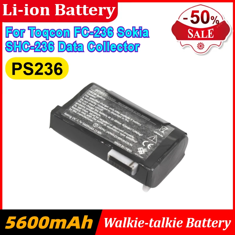 

3.7V 5600mAh Battery PS236 for Toqcon FC-236 Sokia SHC-236 Data Collector Getac PS236 PDA
