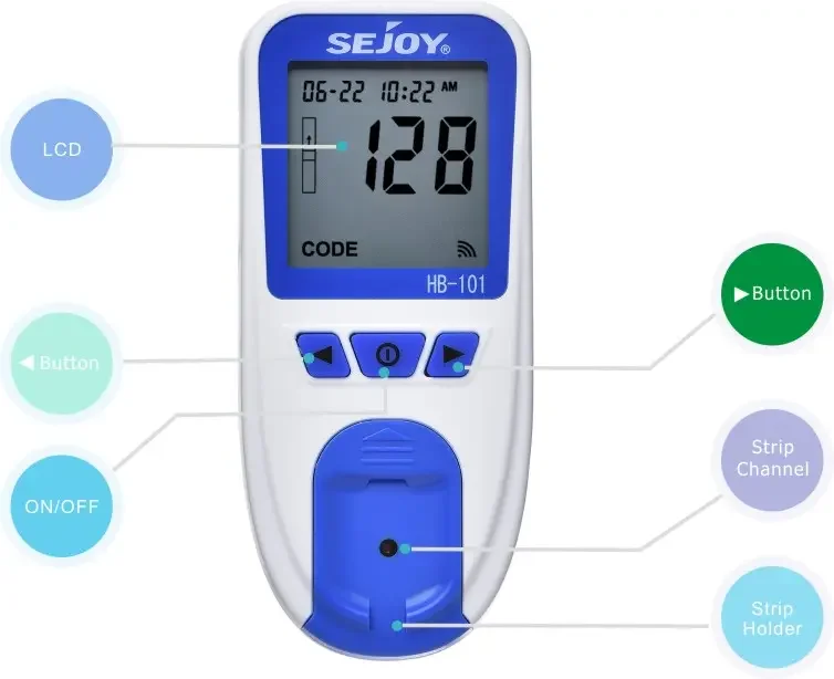 hot sell HB ANALYZER Portable Handheld Hemoglobin Meter Test/hba1c Analyzer With Hemoglobin Test Strips