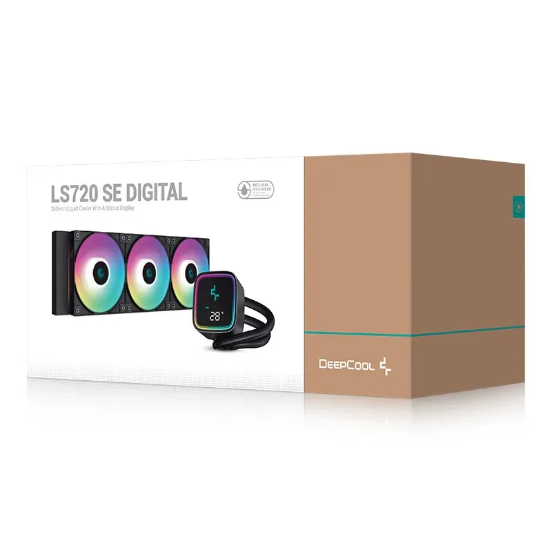 (DEEPCOOL) Ice Fortress 360 juventude display digital CPU radiador refrigerado a água ventilador ARGB