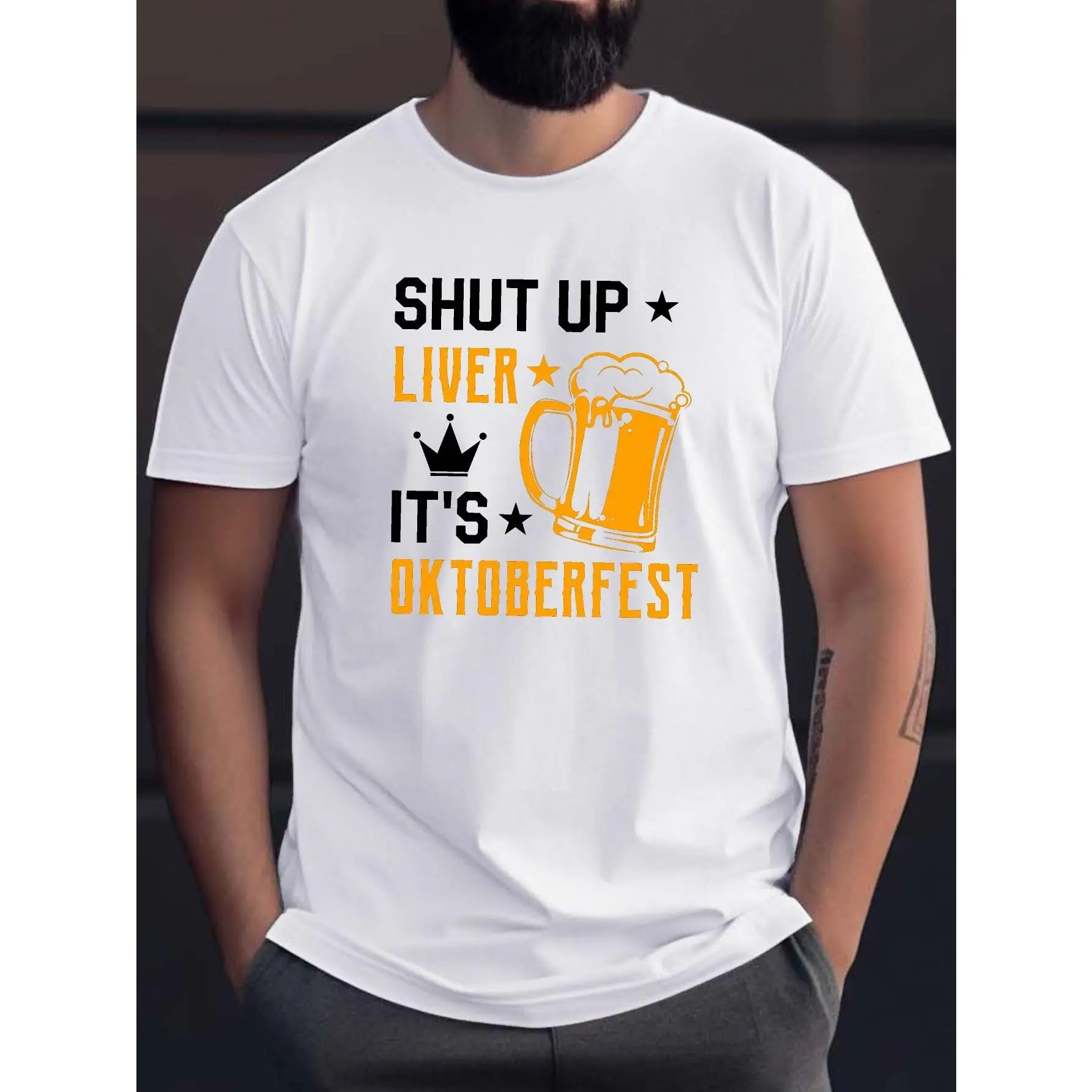 

Shut Up Liver It's Oktoberfest T-shirt, Funny Beer Festival Tee, Men Women Humor Gift, Drinking Quote Top, Beer Lover Apparel
