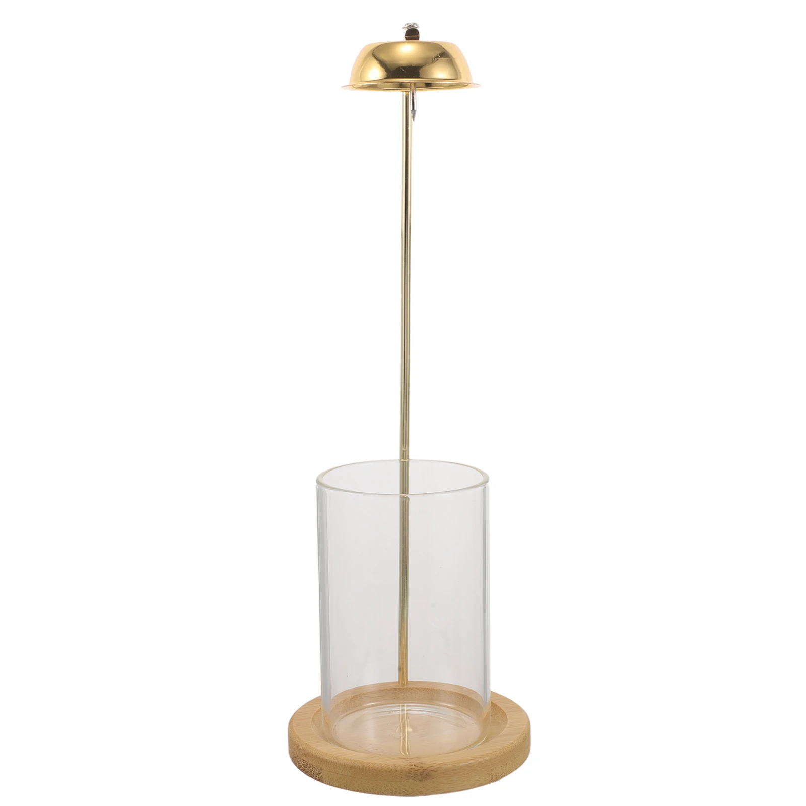 

Upside Down Incense Burner: Bamboo Glass Moxibustion Stick Holder For Home Aromatherapy Decor Chinese Incense Burner Creative