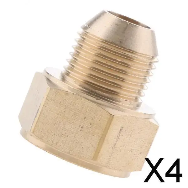 2-4pack Pressure Washer Swivel Brass Hose Adapter Connector 22mm F to 18mm M