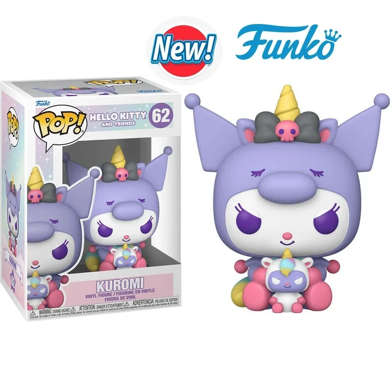 Nouvelle arrivée Funko Pop! Poupées en vinyle SAFKuromi My Melody, Collection de jouets, Décoration pour cadeaux, #64, #62, #56