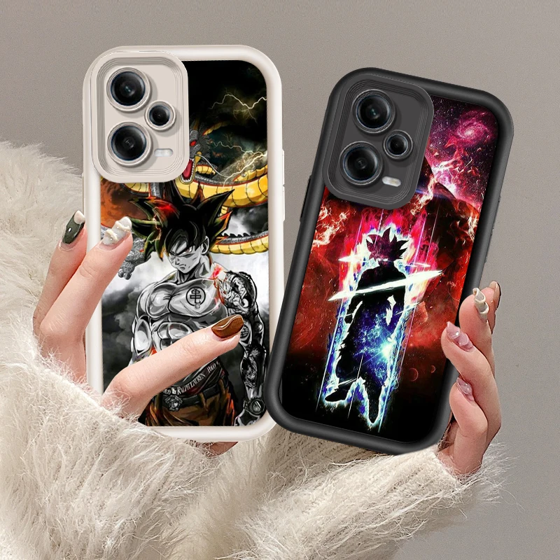 D-Dragon Ball Z Comics Goku Eye Ladder For Xiaomi Redmi Note 13 12 12C 11 11S 10 10C 10A 9C 9A Pro 5G Funda Phone Case