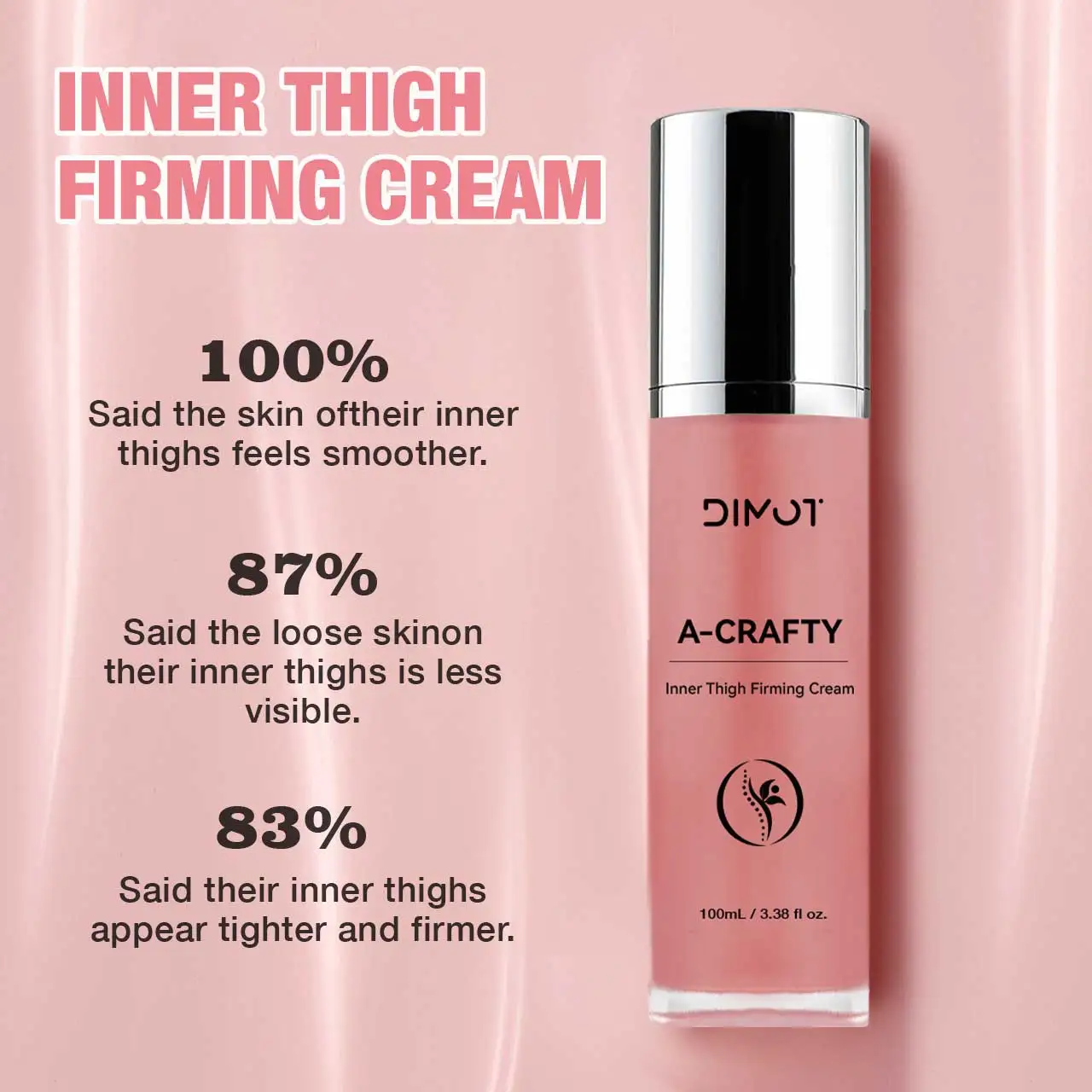 DIMOT body care Cream maintains skin elasticity and firmness, improves a sexy figure and smoothens the skin